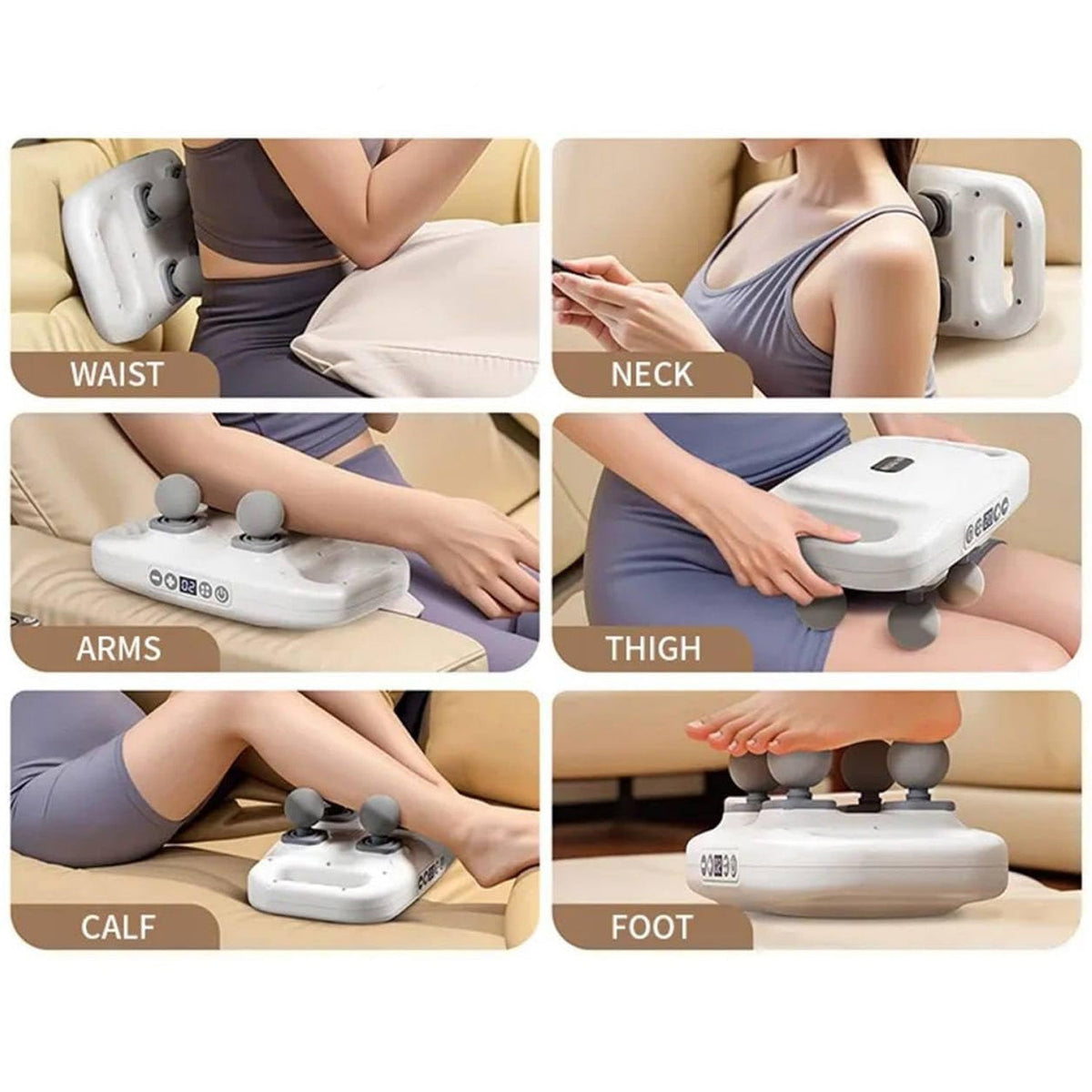 Pulse massage gun head attachments