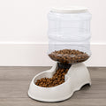 Nuvara Steady gravity pet food dispenser in white