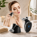 Nuvara Lumen microcurrent face massager with charging base