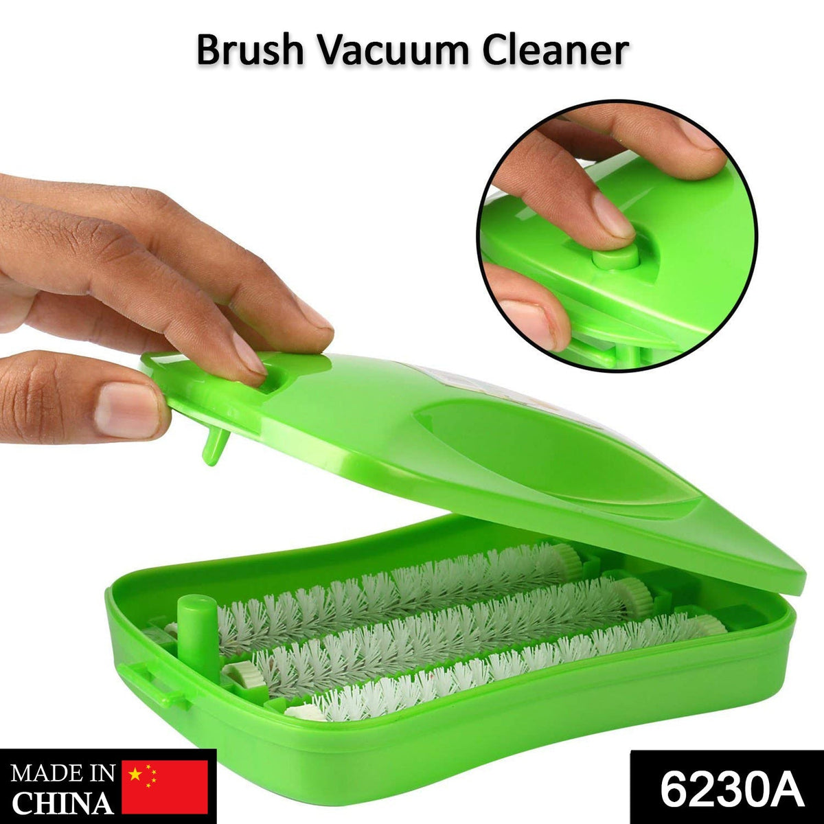 Sweep roller brush three-roller system detail