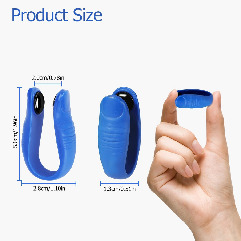 Press acupressure clip silicone contact face detail