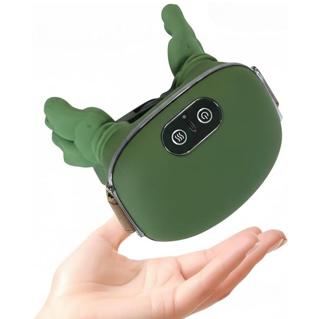 Drape Max cordless massager shown in use