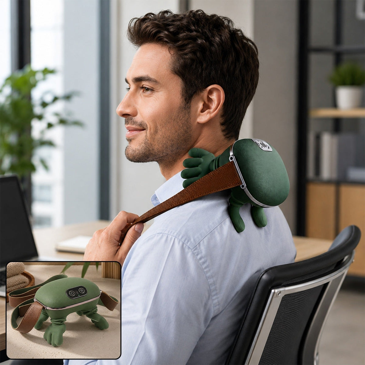 Nuvara Drape Max cordless kneading neck and shoulder massager