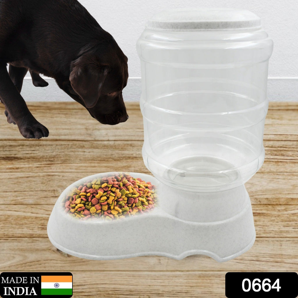Steady gravity feeder shown assembled with bowl