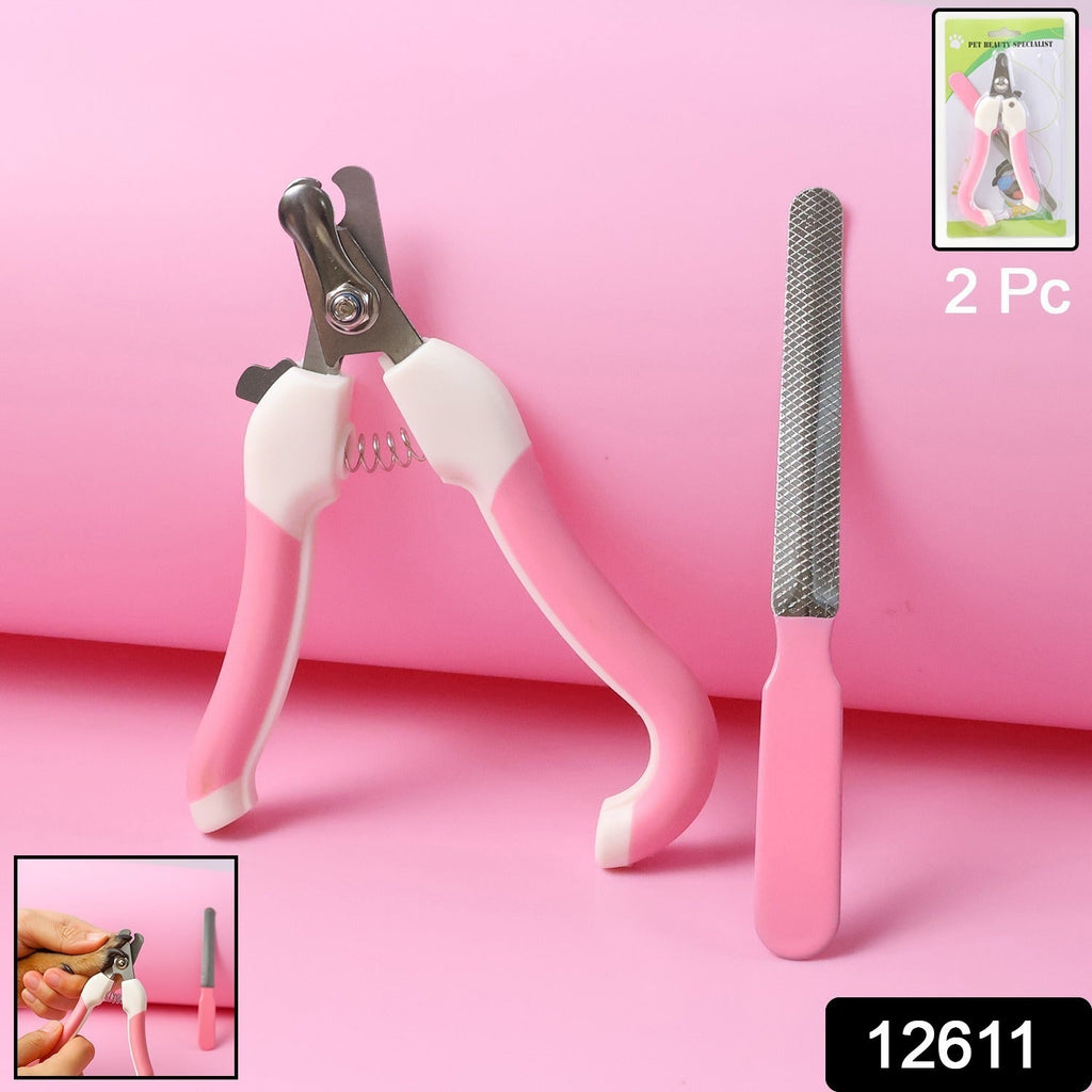 Trim nail clipper stainless steel blade and safety guard